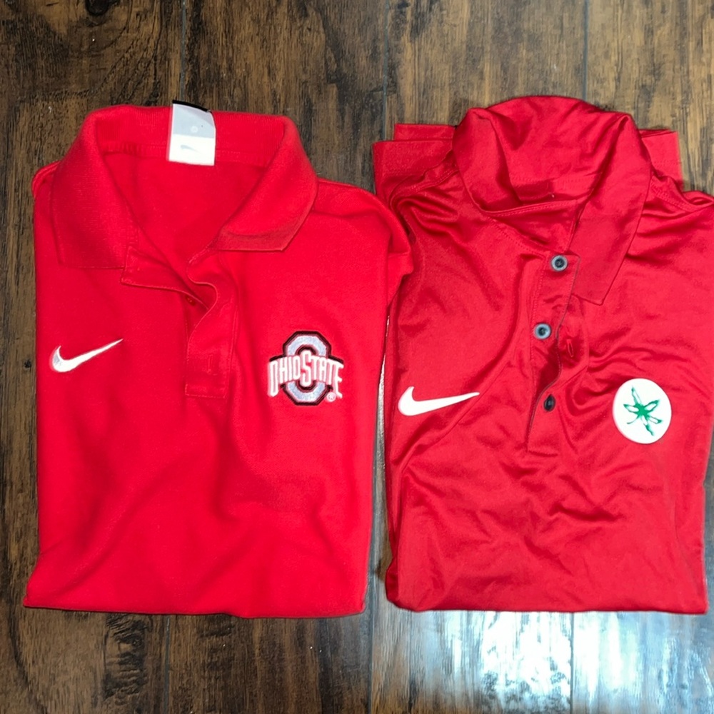 2 Nike Ohio State Polos size M